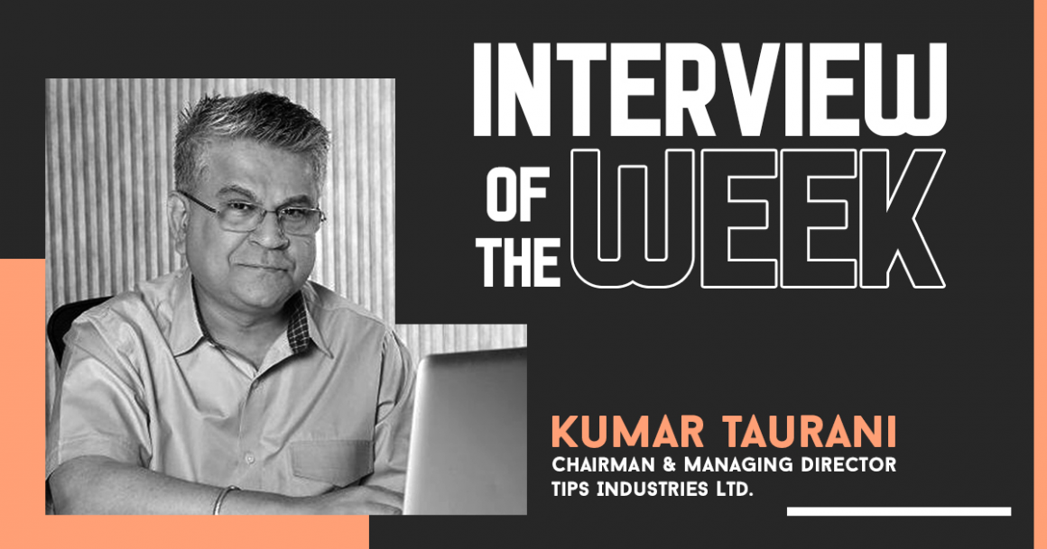Portrait of Kumar Taurani, Chairman & Managing Director of Tips Music and Tips Industries Ltd.