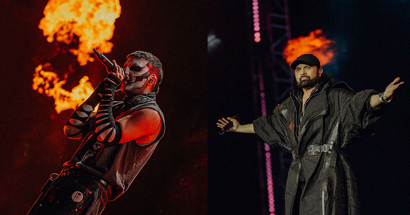 Himesh Reshammiya and Talwiinder at UN40 Festival, Bengaluru