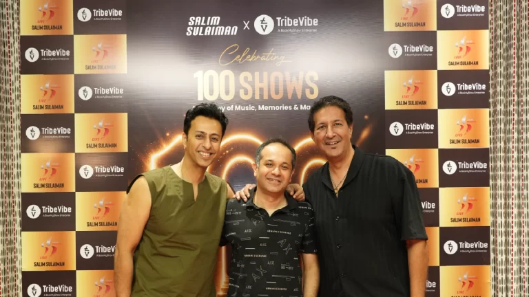 Salim-Sulaiman performing live at campus show with TribeVibe Entertainment 100 concerts celebration