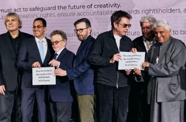 IPRS supports the Paris Commitment on Creator Rights and AI at the CISAC Centenary, with Javed Akhtar among its signatories.