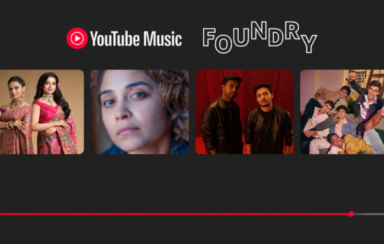 YouTube Music selects Antara Nandy & Ankita Nandy, Damini Bhatla, Garvit-Priyansh, and OutStation for Foundry 2026 India.