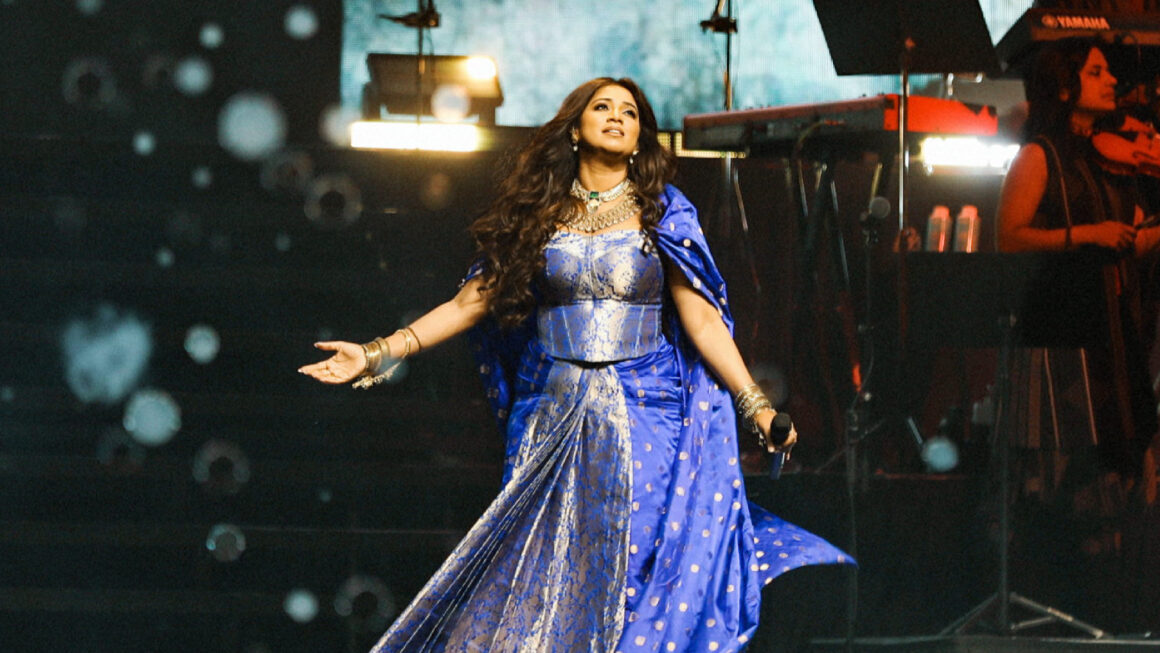 Shreya Ghoshal performs to packed audiences during the Australia and New Zealand leg of her international tour.